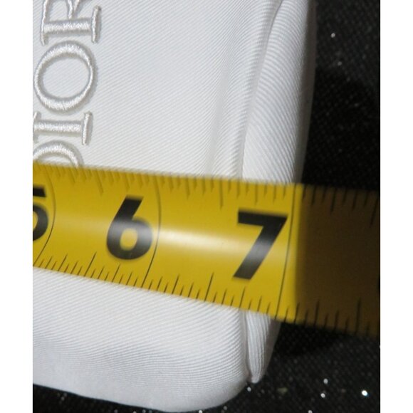 SOLD Dior Beauty White Drawsting Cotton Bucket Bag with Shopping Bag - Picture 6 of 6